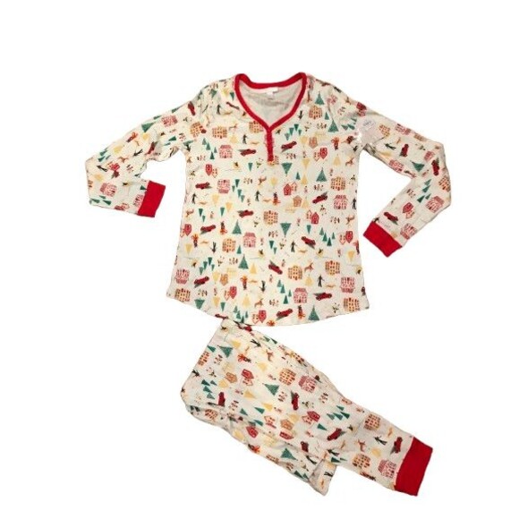 LC Lauren Conrad Large Christmas Holiday 2-Piece Sleep Set Pajamas New w/ Tag - Picture 1 of 2